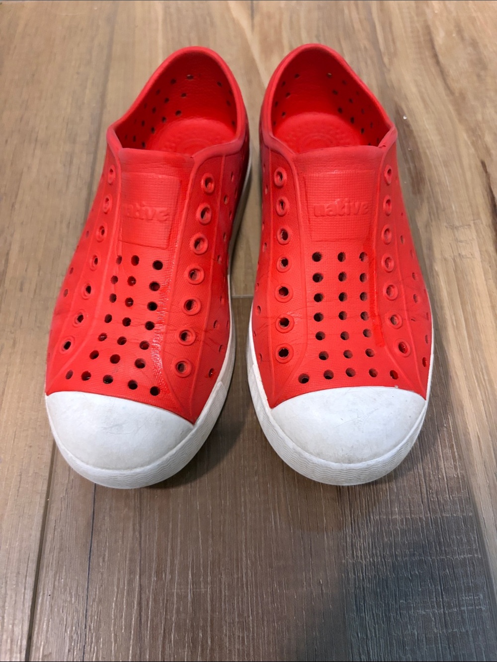 Native Kids Slip-On Water Shoes in Red‎ Size C13